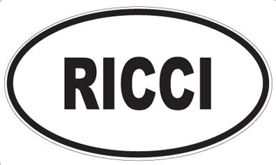 RICCI - Oval Magnet