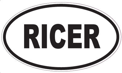 RICER - Oval Magnet