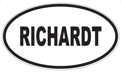 RICHARDT - Oval Magnet
