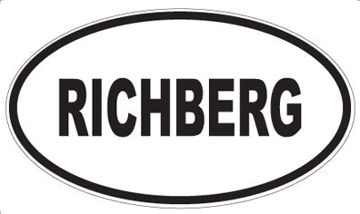 RICHBERG - Oval Magnet