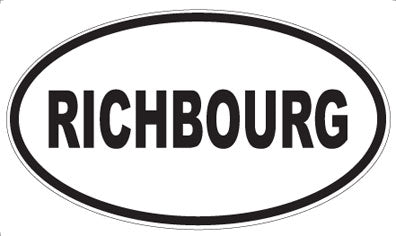 RICHBOURG - Oval Sticker