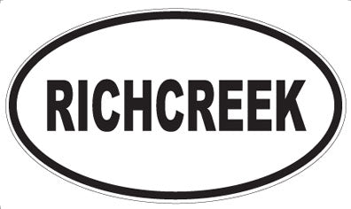 RICHCREEK - Oval Magnet