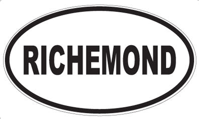 RICHEMOND - Oval Magnet
