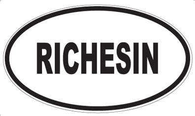 RICHESIN - Oval Magnet