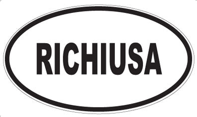 RICHIUSA - Oval Magnet