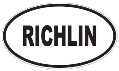 RICHLIN - Oval Magnet