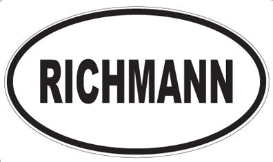 RICHMANN - Oval Magnet