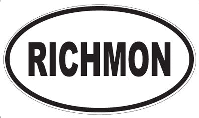 RICHMON - Oval Magnet