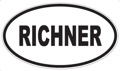 RICHNER - Oval Magnet