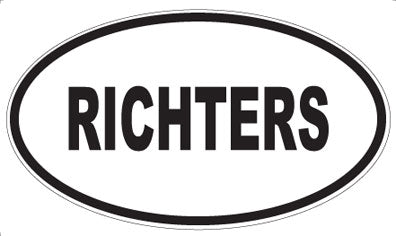 RICHTERS - Oval Magnet