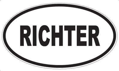 RICHTER - Oval Magnet