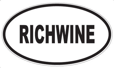RICHWINE - Oval Magnet