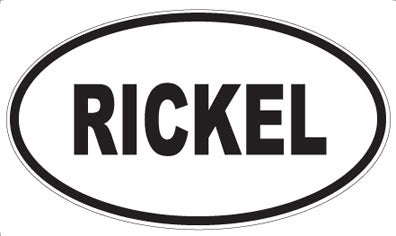 RICKEL - Oval Magnet