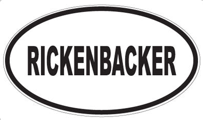 RICKENBACKER - Oval Magnet