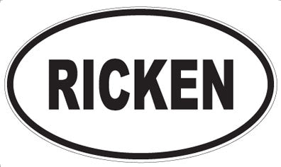 RICKEN - Oval Magnet