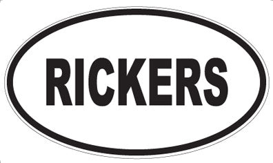 RICKERS - Oval Magnet