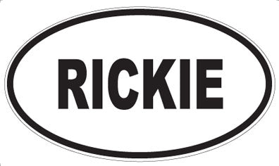 RICKIE - Oval Magnet