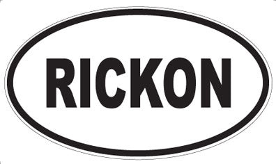 RICKON - Oval Magnet