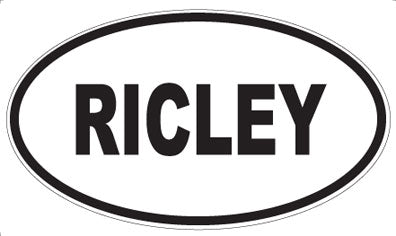 RICLEY - Oval Magnet