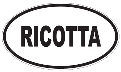 RICOTTA - Oval Magnet