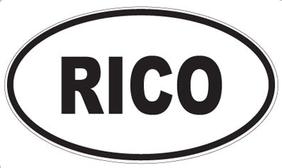 RICO - Oval Magnet