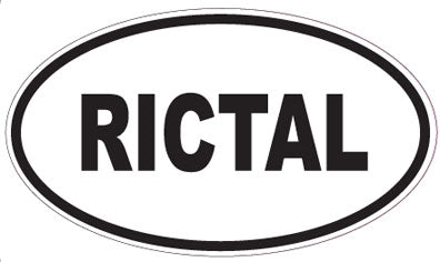 RICTAL - Oval Sticker