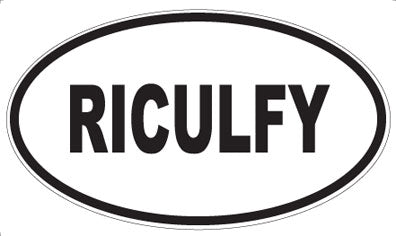 RICULFY - Oval Sticker