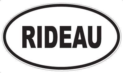 RIDEAU - Oval Magnet