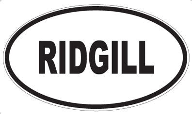 RIDGILL - Oval Magnet