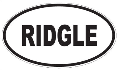 RIDGLE - Oval Magnet