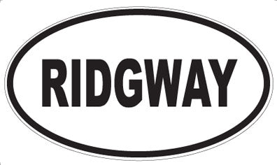 RIDGWAY - Oval Magnet