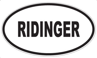 RIDINGER - Oval Magnet
