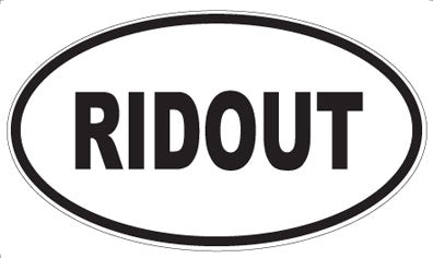 RIDOUT - Oval Magnet