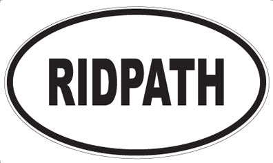 RIDPATH - Oval Magnet