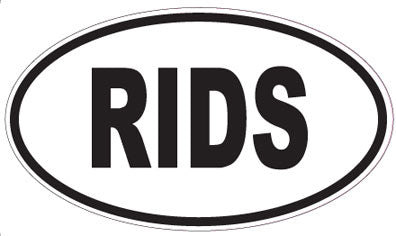 RIDS - Oval Sticker