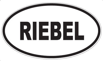 RIEBEL - Oval Magnet