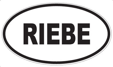 RIEBE - Oval Magnet
