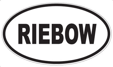RIEBOW - Oval Magnet
