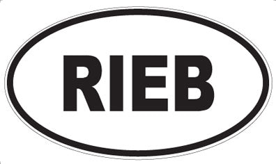 RIEB - Oval Magnet