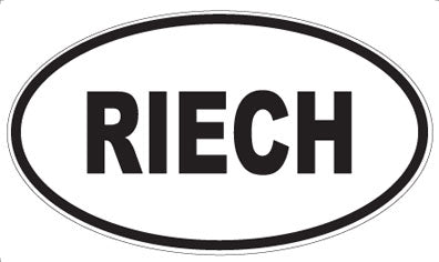 RIECH - Oval Magnet