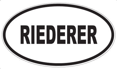 RIEDERER - Oval Magnet