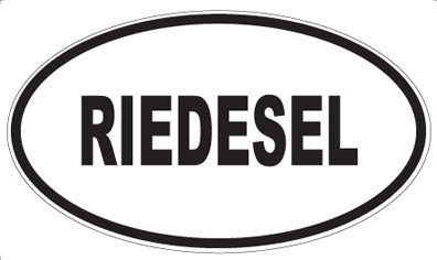 RIEDESEL - Oval Magnet