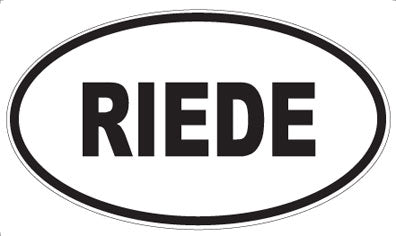 RIEDE - Oval Magnet