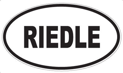 RIEDLE - Oval Magnet