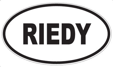 RIEDY - Oval Magnet