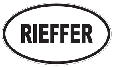 RIEFFER - Oval Magnet