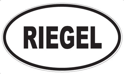 RIEGEL - Oval Magnet