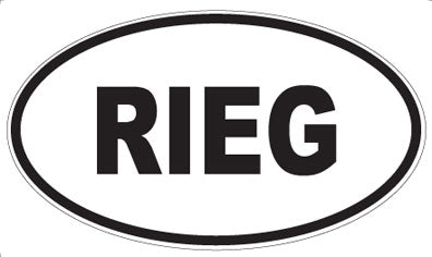 RIEG - Oval Magnet