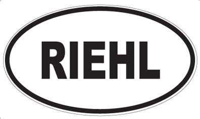 RIEHL - Oval Magnet