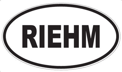 RIEHM - Oval Magnet